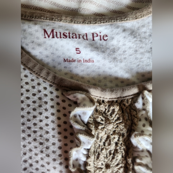 Mustard pie size 5 girls set - Picture 3 of 4